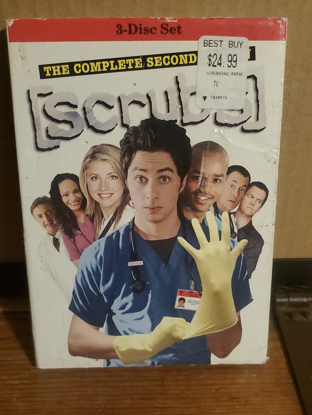 Scrubs Complete Second Season - White & Yellow Packaging